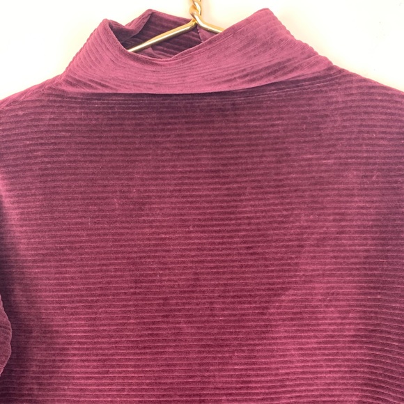 A New Day ribbed mock neck pullover top, XS - Picture 3 of 5